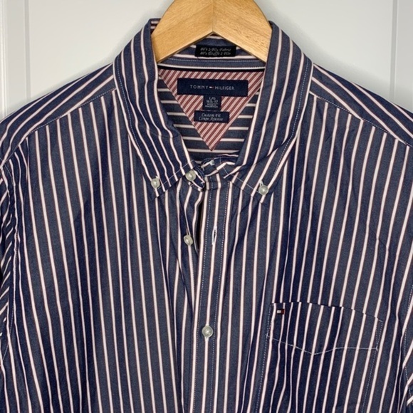 NWOT Tommy Hilfiger 'Custom Fit" Button D… - Picture 3 of 8